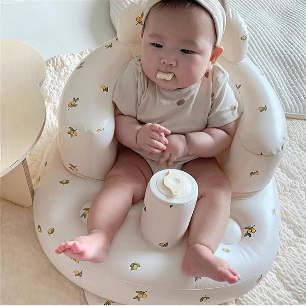 Bekväm uppblåsbar babystol / småbarnsstol – Perfekt för lek och matning, 0–3 år More For Mini