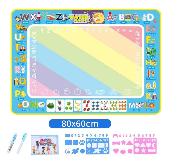 Water Magic Tekenmat voor Kinderen - Rommelvrij Creatief Spel met Waterpen More For Mini