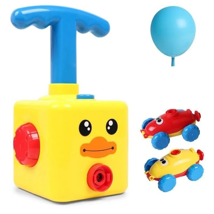 TurboPop Luftdriven Leksaksbil – Pedagogisk och Snabb Leksak för Barn från 2 år+ More For Mini
