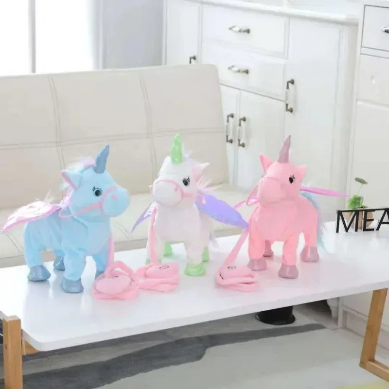 Interactieve Eenhoorn Knuffel die Zingt & Loopt – Perfect Cadeau voor Kinderen (2+) More For Mini