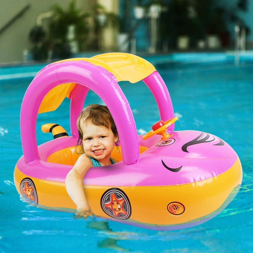 Uppblåsbar Barnbåt Soltak – Vattenkul 1-4 År PVC Säker More For Mini