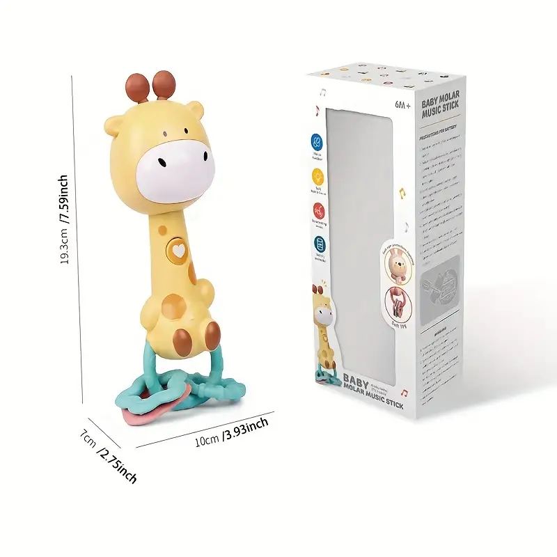 Sensorix Baby Rammelaar – Veilig & Educatief Speelgoed voor Zintuiglijke Ontwikkeling More For Mini