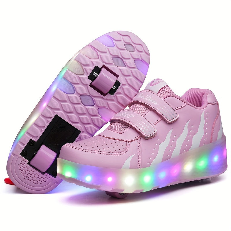 FlashRunners LED Rullskridsko Sneakers – Avtagbara Hjul | Stl. 26-35 More For Mini