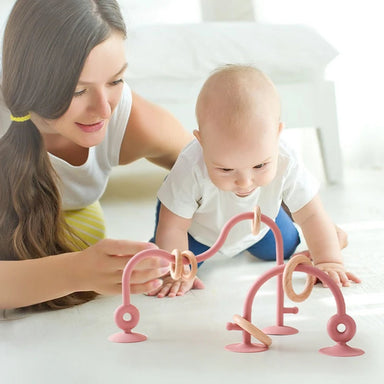 Stacky Fun Siliconen Ring Tafelspel – Educatief Speelgoed voor Baby’s en Peuters More For Mini