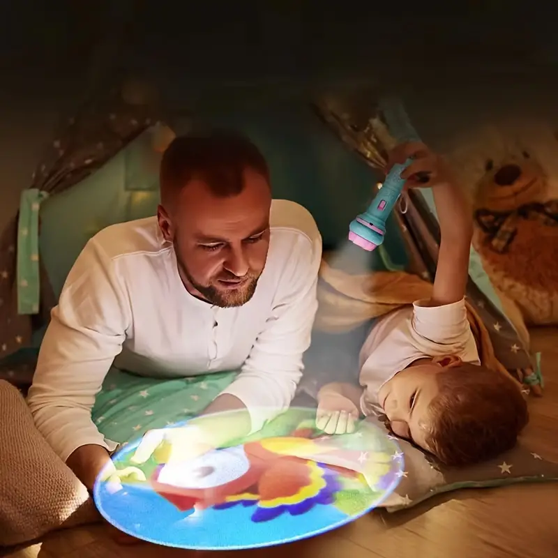 Verhalenprojector Zaklamp voor Kinderen – 32 Dia's | Educatief & Magisch Bedtijd Speelgoed More For Mini