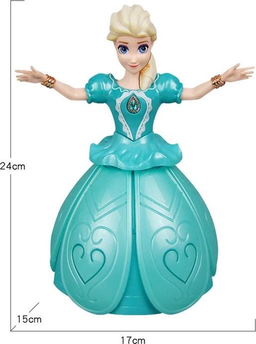 Dansande Prinsessdocka med Ljus & Musik – Magisk Leksak för Flickor från 4 År More For Mini
