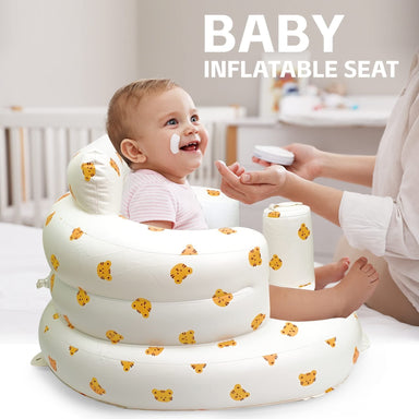 Bekväm uppblåsbar babystol / småbarnsstol – Perfekt för lek och matning, 0–3 år More For Mini