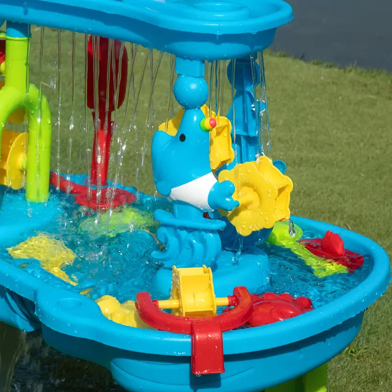 Sand- och Vattenlekbord med 3 Nivåer – Komplett med Tillbehör | För Utomhuslek från 3 År More For Mini
