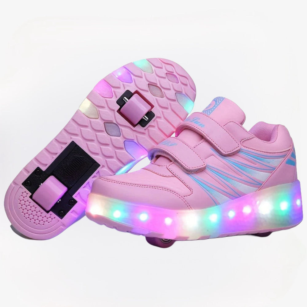 FlashRunners LED Rullskridsko Sneakers – Avtagbara Hjul | Stl. 26-35 More For Mini
