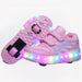 FlashRunners LED Rullskridsko Sneakers – Avtagbara Hjul | Stl. 26-35 More For Mini
