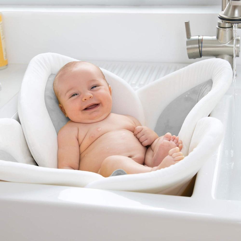Köp Mjuk Babybadblomma – Bekvämt & Säkert Bad för din Nyfödda Bebis More For Mini