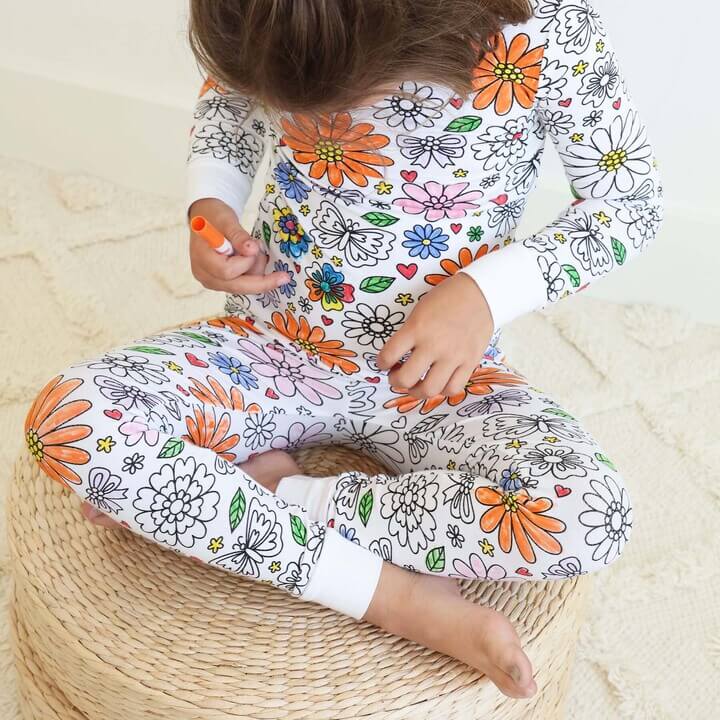 Kreativt Pyjamasfärgningsset för Barn – Designa och Personalisera din Egen Nattdräktsoutfit! More For Mini
