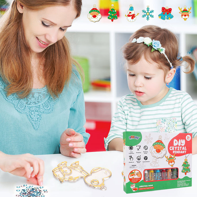 Kristallen Knutselset voor Kinderen – Maak Jouw Eigen Glinsterende Hangers +3 Jaar More For Mini