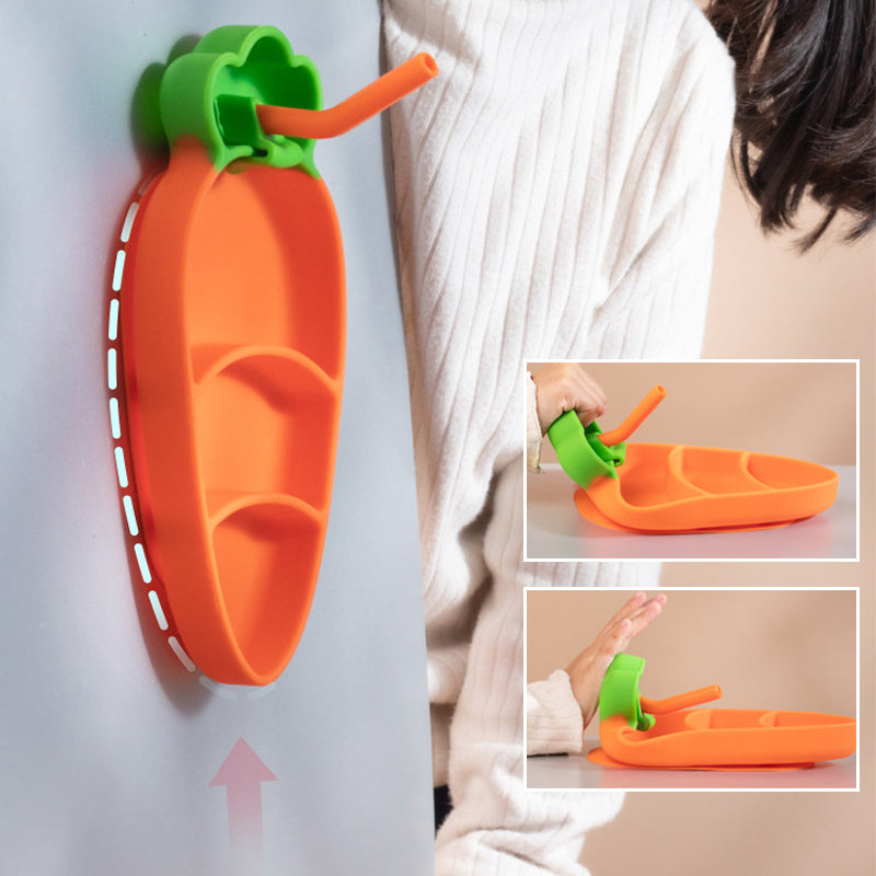 MiniMeal Peuterbord Set – Veilig & Antislip Bord voor Baby’s Vanaf 6 Maanden | Siliconen Zuignap Bord Met Bestek More For Mini