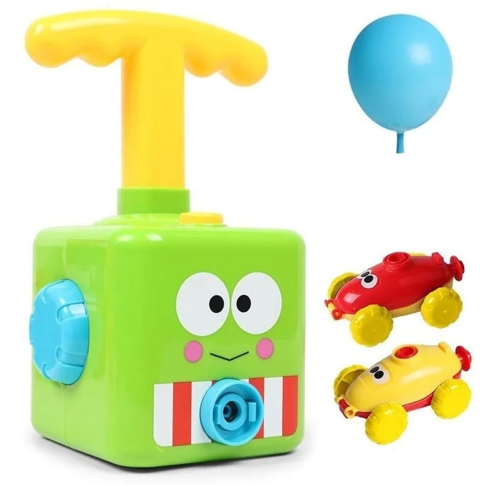 TurboPop Luftdriven Leksaksbil – Pedagogisk och Snabb Leksak för Barn från 2 år+ More For Mini