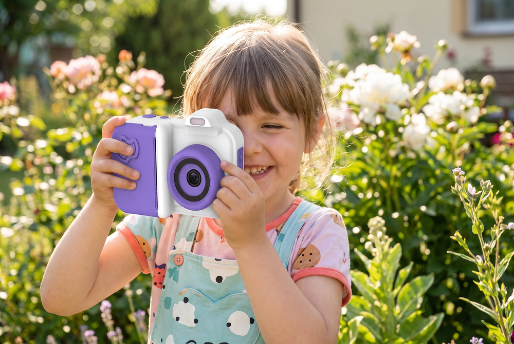 Instant Print Barnkamera – Skriv ut Foton Direkt, Rosa – för Barn
