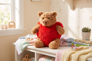 Teddybjörn Gosedjur med Outfit – Mjuk Plysch