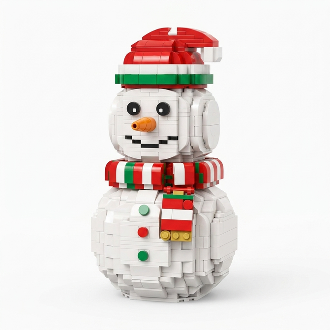 kleurvariant: Stor snögubbe