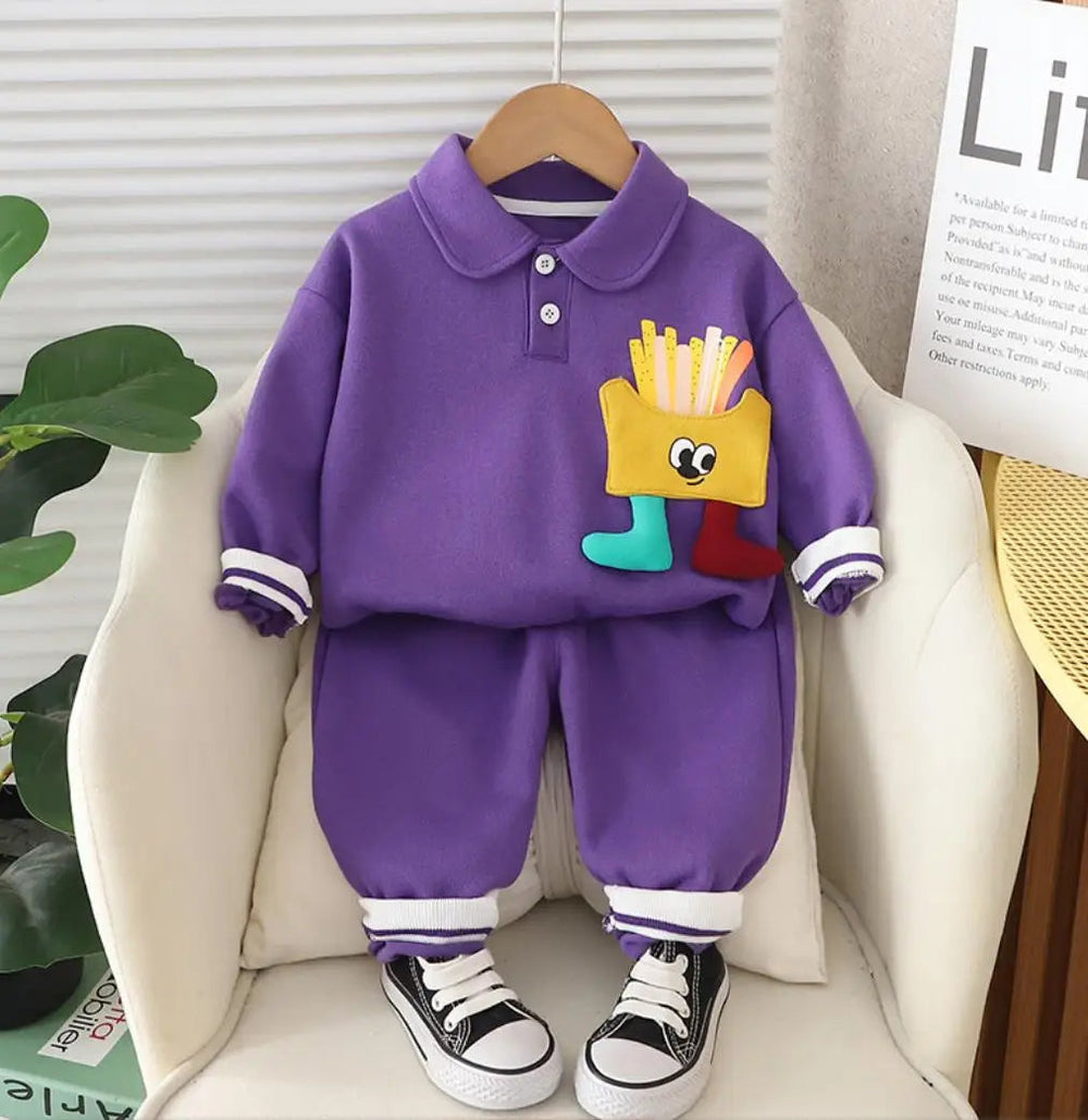 Mjukt Unisex Småbarnsset 2-delat – Bekväm Bomullsoutfit 0–3 år | Andningsbart & Hudvänligt More For Mini