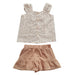 Flickor Bomulls Sommerset – Luftig Top & Short | 1-5 år More For Mini