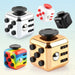 Fidget cube med 6 taktila sidor – tysta klickknappar, stålkula, fickformat | fidgetkub