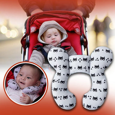 Baby Nackkudde för Bilbarnstol – Ergonomisk & Mjuk Resekudde för Bebisar och Småbarn More For Mini