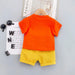 Sommarset för Pojkar 0–5 år – Lejontryckt T-shirt + Shorts i Andningsbart Bomull | WildSteps More For Mini