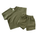 SunnySprout Ribbed Set – Ademend Katoenen Zomersetje voor Actieve Baby’s & Peuters 0-9 Jaar More For Mini