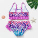 Sneldrogende Meisjes Bikini met Vrolijke Print – Comfortabel & Zomerproof Badkleding (0-11 jaar) More For Mini