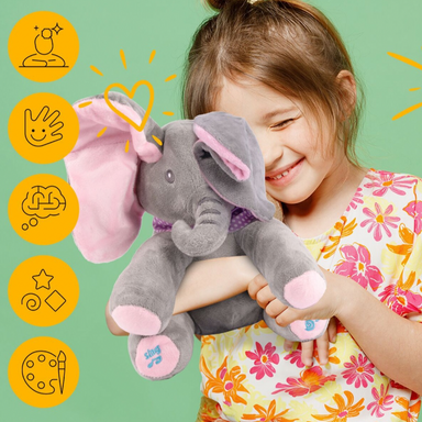 George Interactieve Knuffel voor Baby’s – Speel & Leer met Geluid en Beweging More For Mini