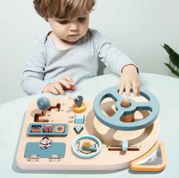 Träbaserat Montessori Ratt för Barn – Pedagogisk Leksak från 3 år | MiniWheel More For Mini
