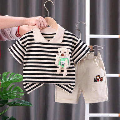 Barn Randsset Bomull – Bekväm Tröja & Shorts | 12 mån-5 år More For Mini