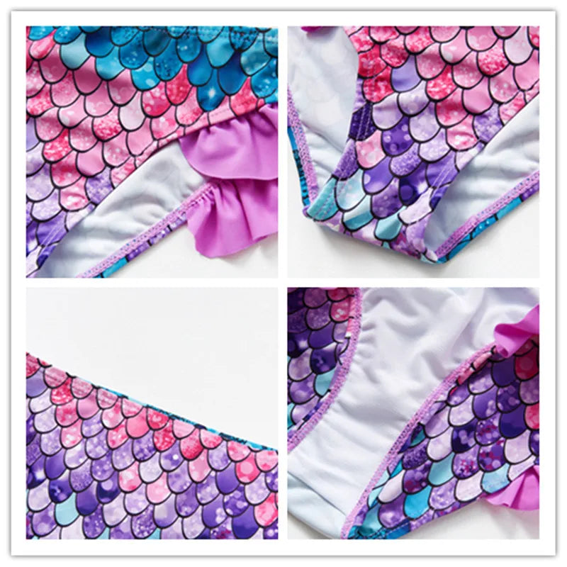 Sneldrogende Meisjes Bikini met Vrolijke Print – Comfortabel & Zomerproof Badkleding (0-11 jaar) More For Mini
