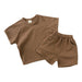 SunnySprout Ribbed Set – Ademend Katoenen Zomersetje voor Actieve Baby’s & Peuters 0-9 Jaar More For Mini