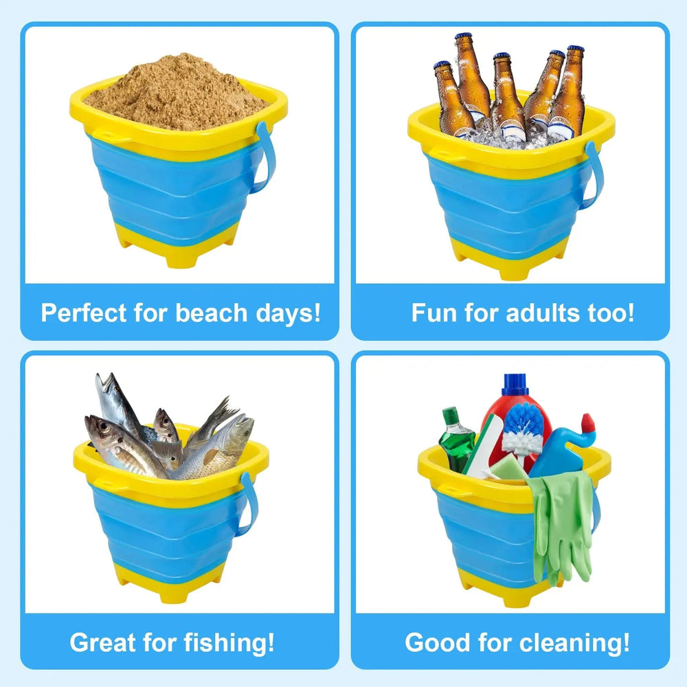 SandEase Hopfällbar Strandhink – Kompakt, Lättviktig och Perfekt för Strand & Semester More For Mini