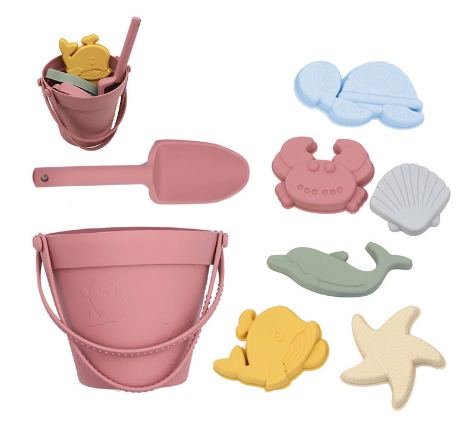 Silikon Strandlekset för Barn – Flexibel, Hållbart och Oknäckbart Leksak för Sand och Strand More For Mini