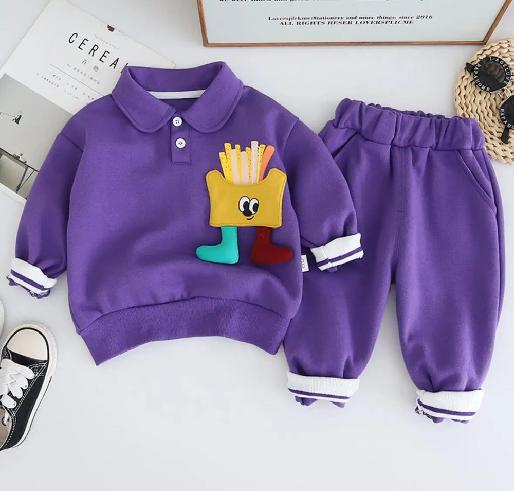 Mjukt Unisex Småbarnsset 2-delat – Bekväm Bomullsoutfit 0–3 år | Andningsbart & Hudvänligt More For Mini