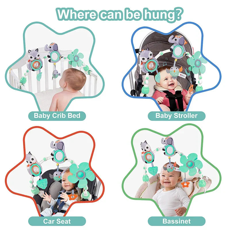 Musikaliskt Barnvagnsspänne Baby – Lekbåge med Ljus & Ljud More For Mini