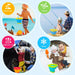 SandEase Hopfällbar Strandhink – Kompakt, Lättviktig och Perfekt för Strand & Semester More For Mini