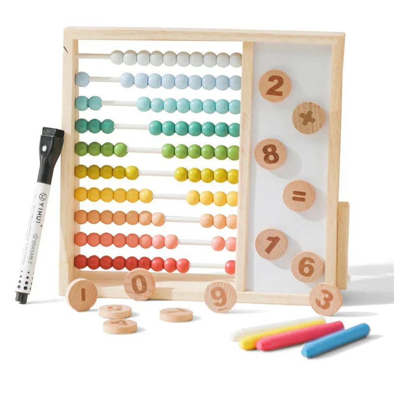 Trä Kulram för Barn – Montessori Räkneverktyg för Lekfullt Lärande More For Mini