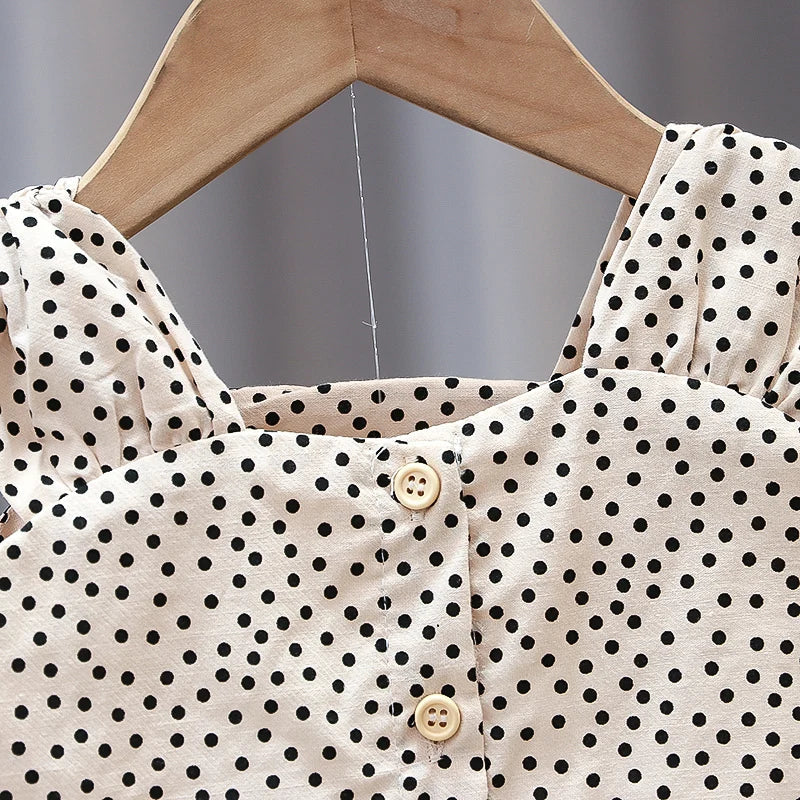 Flickor Bomulls Sommerset – Luftig Top & Short | 1-5 år More For Mini