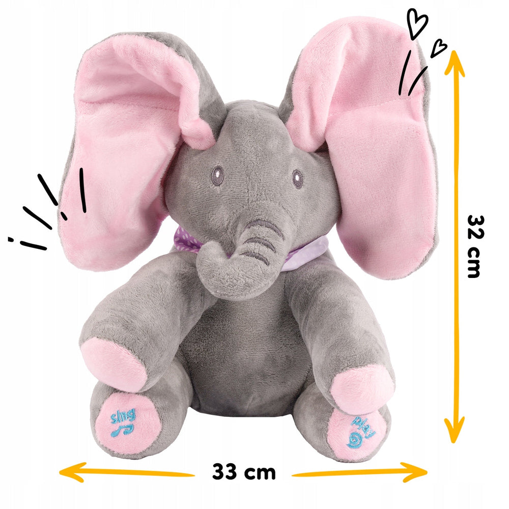 George Interactieve Knuffel voor Baby’s – Speel & Leer met Geluid en Beweging More For Mini