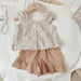 Flickor Bomulls Sommerset – Luftig Top & Short | 1-5 år More For Mini