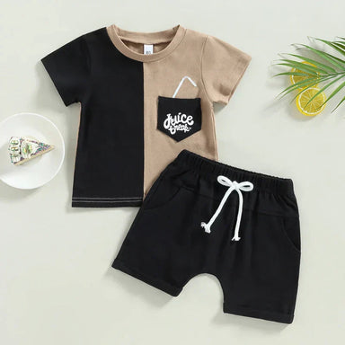 Zomers Katoenen Setje Jongen – Ademend & Comfortabel – 0-5 Jaar – Perfect voor Warme Dagen More For Mini