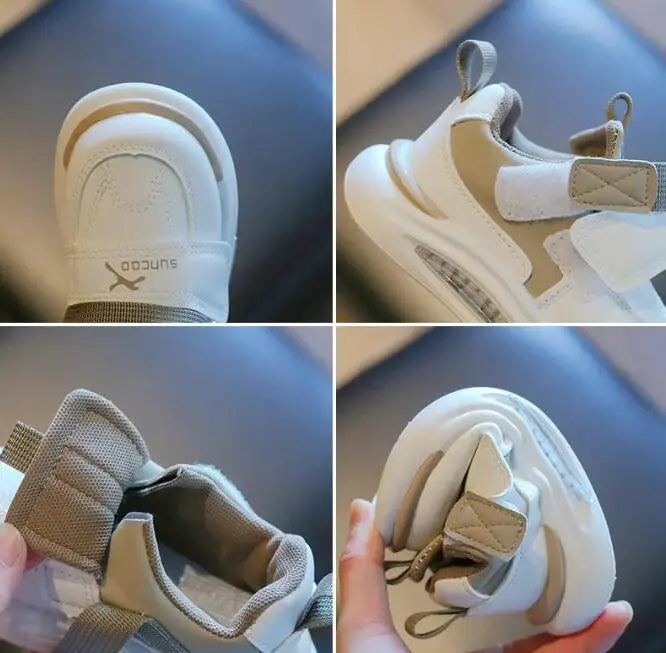 Barnsneakers med Kardborrband – Halkfri & Bekväm | Stl. 21-30 More For Mini