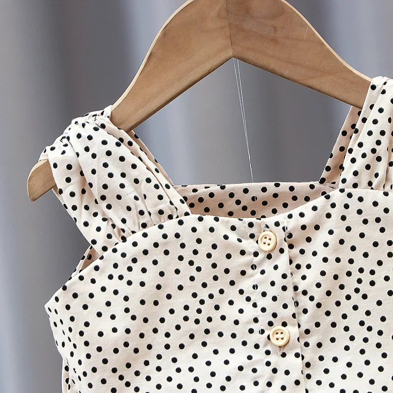 Flickor Bomulls Sommerset – Luftig Top & Short | 1-5 år More For Mini
