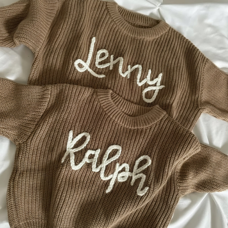 Personifierad Babytröja med Namn – Broderad & Mjuk | 0-5 år More For Mini