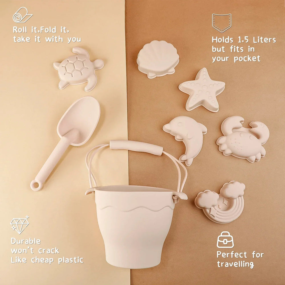 Silikon Strandlekset för Barn – Flexibel, Hållbart och Oknäckbart Leksak för Sand och Strand More For Mini