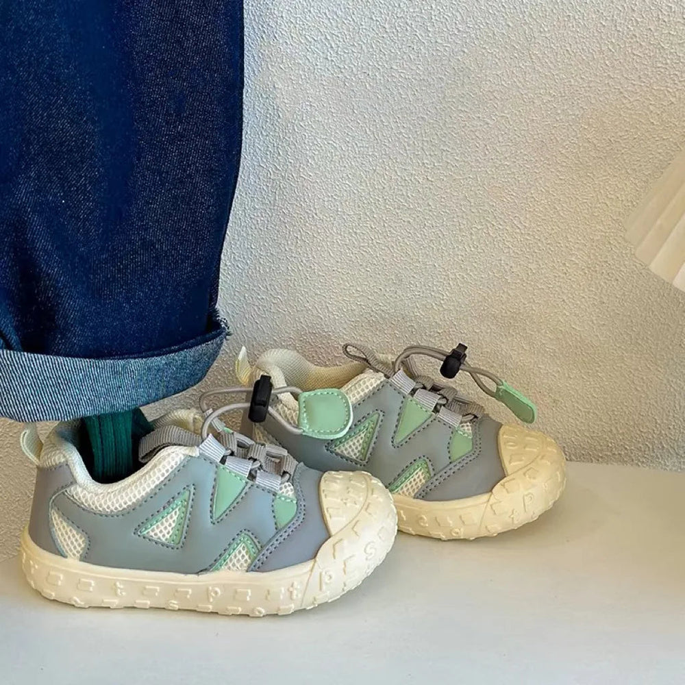 Barnsneakers utan snörning – Andningsbara & Halkfria för 1–7 år | FlexRun More For Mini