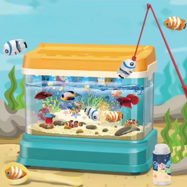 Musikaliskt Fiskelek för Barn – Pedagogiskt Interaktivt Akvarium Leksak från 4 År More For Mini